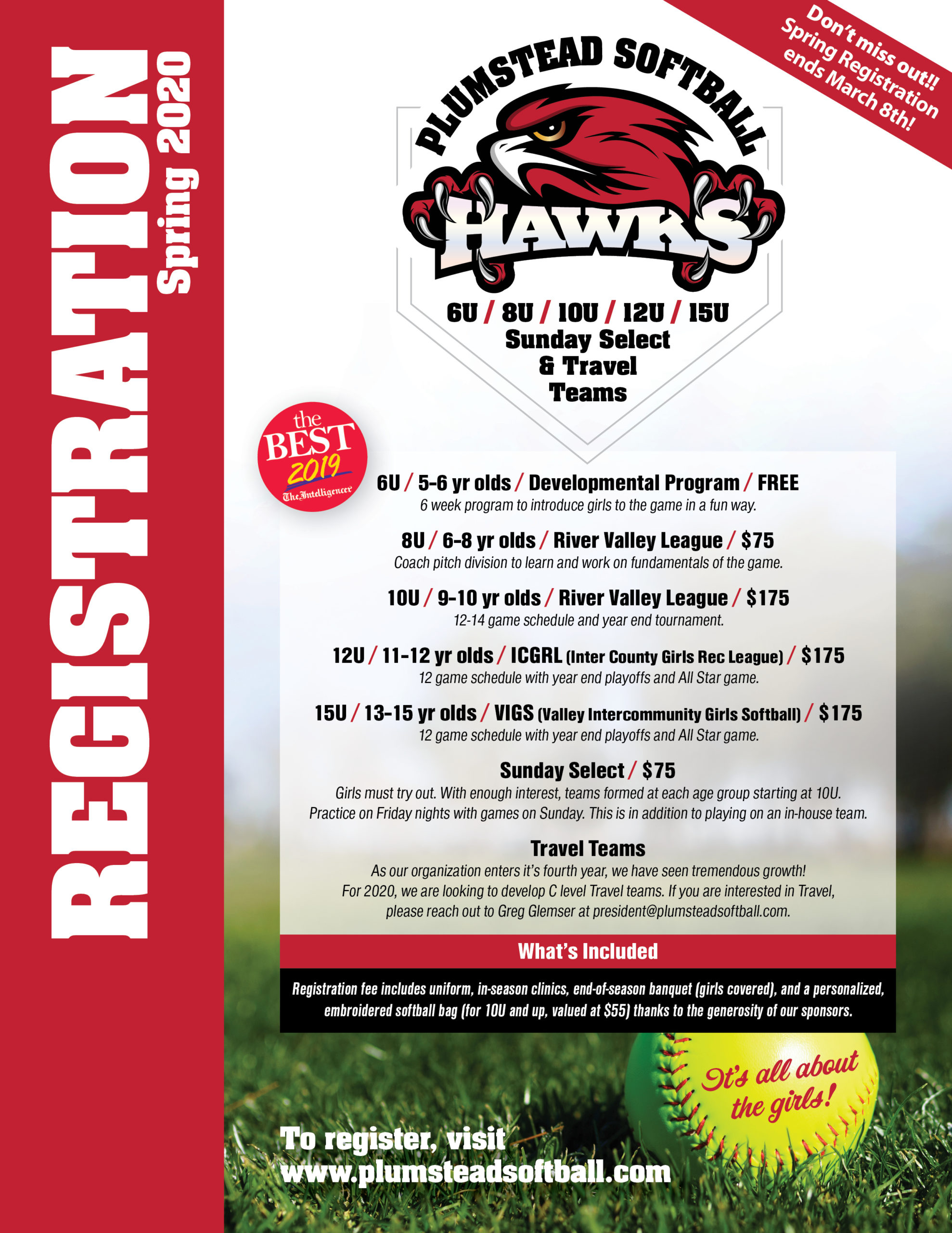 Registration Plumstead Softball