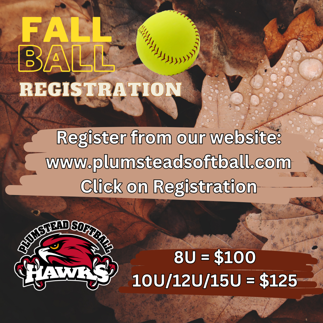 Registration Plumstead Softball